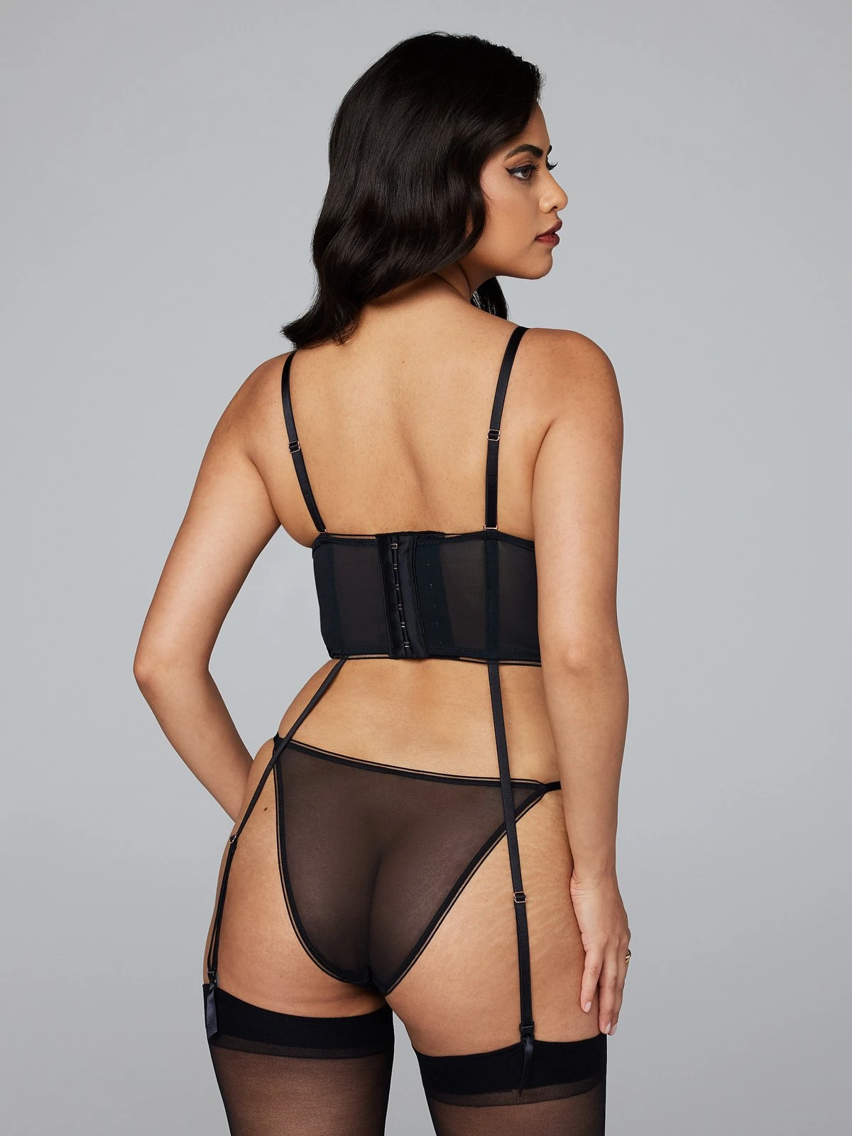 Vigilante Vamp Mesh Padded Bustier 2 Vigilante Vamp Mesh Padded Bustier - Image 2