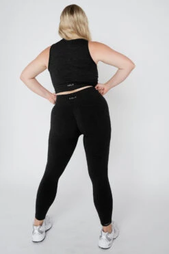 Tala SCULPT SEAMLESS ZAHARA SPORTS BRA - BLACK MARL -Sportswear Store za3